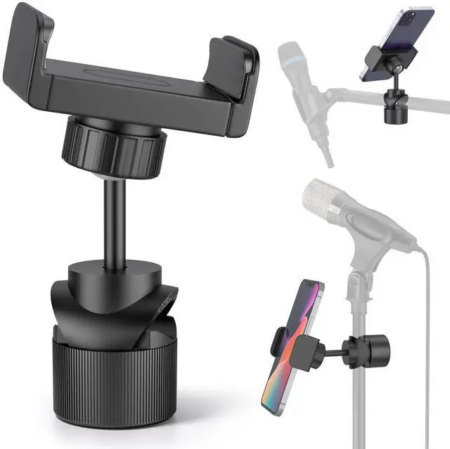 Main image of Mic Stand Phone Holder with O-Clamp PC002