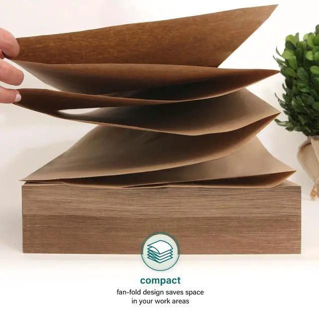 Alt view image 4 of 7 - Brown Packing Paper Sheets for Moving & Shipping - 250 Count (229 Feet) - 14.5" x 11" Sheet Size - Sustainable Void Fill Packaging Made in the USA - Kraft Paper Thickness (00923)