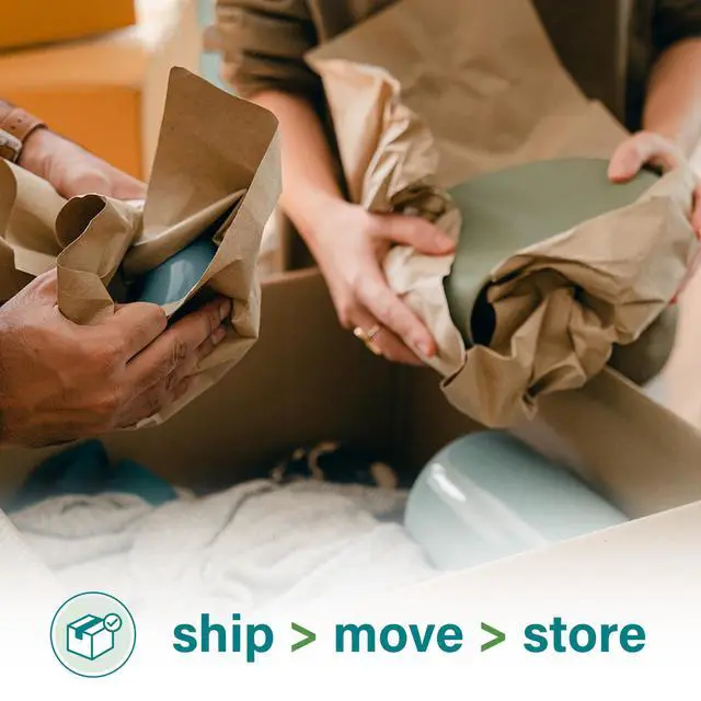 Alt view image 7 of 7 - Brown Packing Paper Sheets for Moving & Shipping - 250 Count (229 Feet) - 14.5" x 11" Sheet Size - Sustainable Void Fill Packaging Made in the USA - Kraft Paper Thickness (00923)