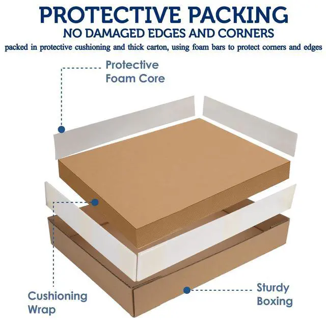 Alt view image 6 of 6 - Kraft Paper Sheets 16x12 in, Brown Packing Paper for Wrapping & Shipping