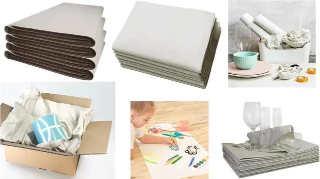 Alt view image 6 of 6 - 100 Sheets Packing Paper for Moving, Newsprint Paper for Packing Wrapping, Wrapping Paper for Packaging Glasses Dishes - Must Have Packing Supplies for Moving Box Filler(12 * 24in)