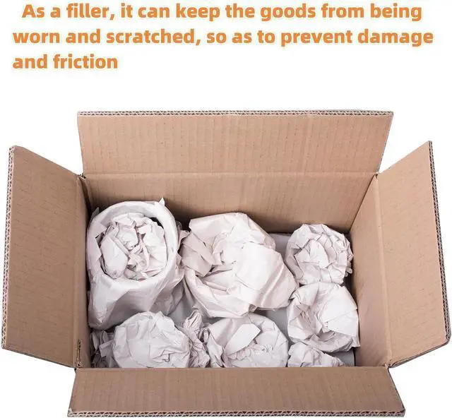 Alt view image 6 of 6 - 12 * 12 inch Small Packing Paper for Moving 100 Sheets Protecting Fragile China and Glasses,Wrapping Paper for Shipping and Moving Box Filler (50 Sheets)