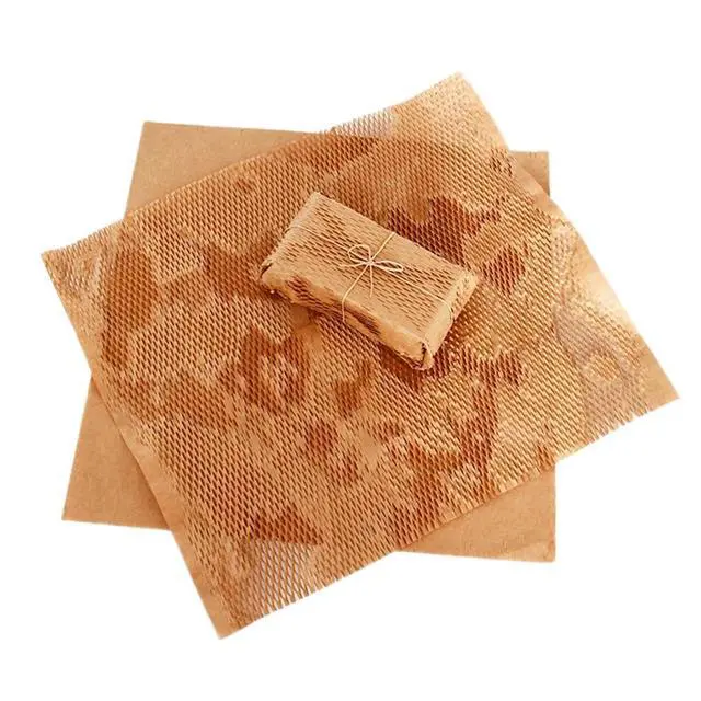 Alt view image 2 of 7 - 12x12 inch Honeycomb Packing Paper for Moving, 50 Sheets Moving Supplies Protecting Fragile Items, Small Wrapping Paper for Shipping and Moving Box Filler, Moving Essentials for Packing