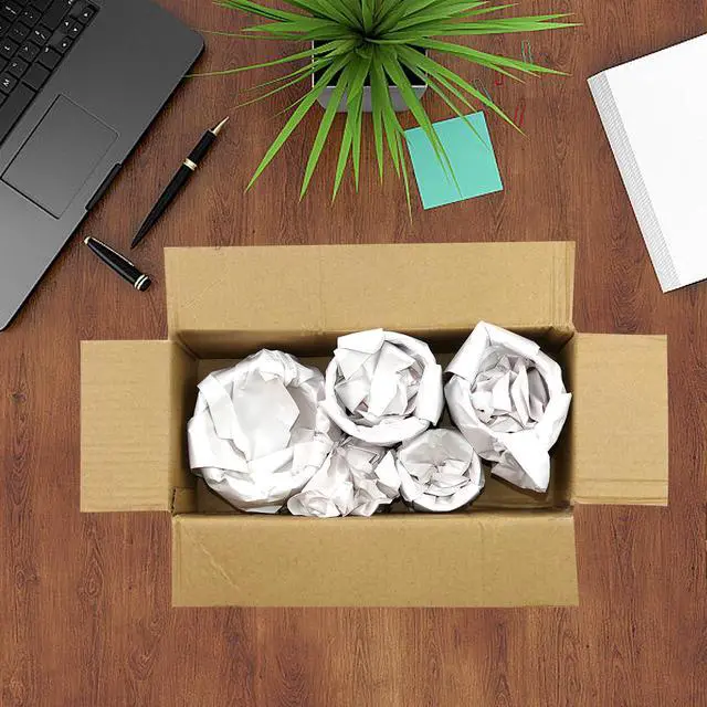 Alt view image 4 of 4 - 12x12 inch Packing Paper for Moving, 100 Sheets Protecting Fragile Glasses, china and Artworks, Small White Square Wrapping Paper for Moving Box Fillerc & Shipping