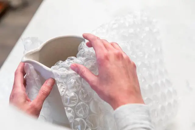 Alt view image 4 of 5 - Max Strength Bubble Cushioning Wrap for Moving & Shipping, 15 FT, Large Bubble Packing Wrap for Heavy Duty Protection Packaging Boxes, Clear Bubble Roll Moving Supplies, Perforated Every 12 IN
