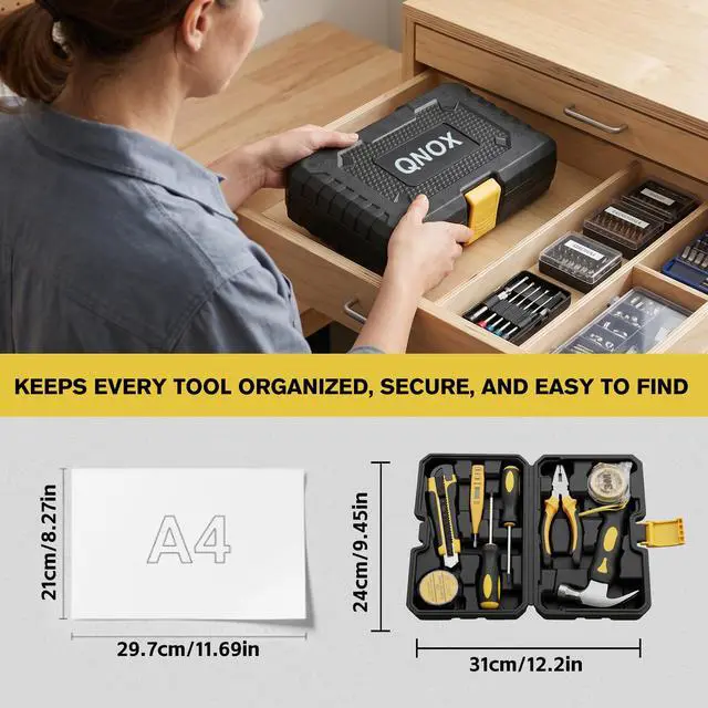 Alt view image 3 of 7 - Basic Home Tool Set Household Tool kit for General Repair 8 Pcs