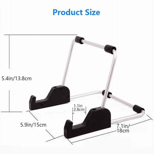 Alt view image 5 of 7 - Adjustable Tablet Holder Stand, Aluminum Desk Stand Holder