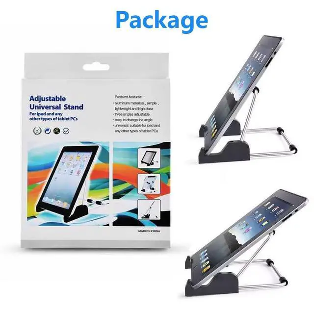 Alt view image 7 of 7 - Adjustable Tablet Holder Stand, Aluminum Desk Stand Holder