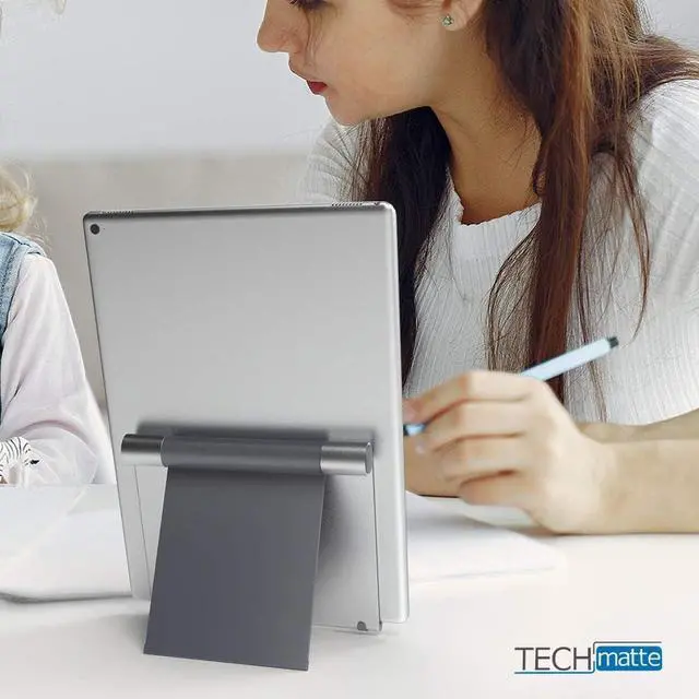 Alt view image 3 of 6 - iPad Stand Multi-Angle Aluminum Holder for Tablets