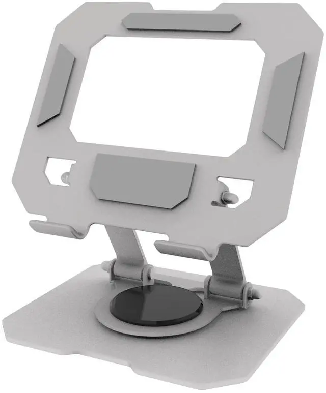 Main image of Adjustable iPad Stand for Desk, Silver