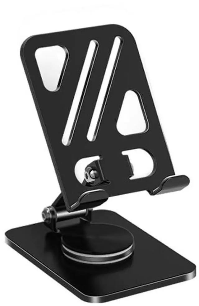 Main image of iPhone Android Tablet Holder Desktop Stand, Adjustable & Foldable Carbon Steel,Compatible with 4.7-16.5" iPads,Tablets, Portable Monitors, Kindle.
