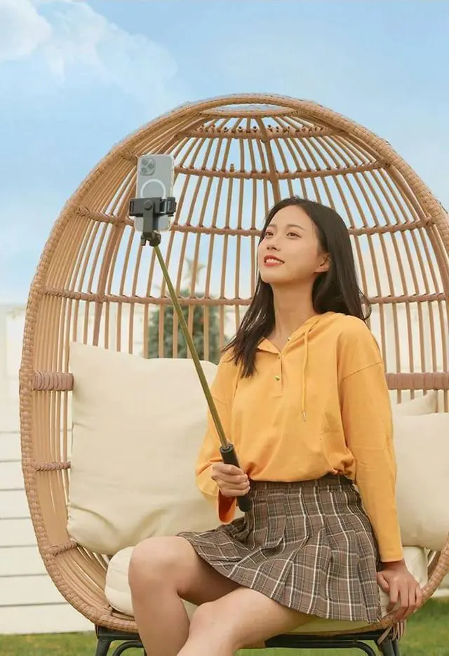 Alt view image 5 of 7 - Selfie Stick Tripod, 3 in 1 Extendable & Portable iPhone Tripod Selfie Stick with Wireless Remote Compatible with iPhone 16 15 14 13 12 11 pro Xs Max 8 7, Galaxy Note10/S20/S10