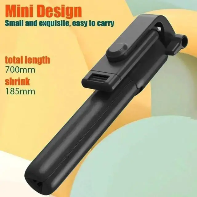 Alt view image 7 of 7 - Phone Tripod & Selfie Stick,3 in 1 Extendable 360° Rotation Tripod Stand with Detachable Wireless Remote Portable Smart Phone Holder Compatible with iPhone Android Sansung