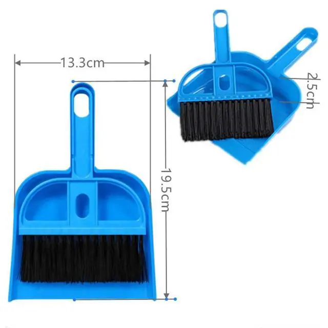Alt view image 4 of 7 - Mini Dustpan and Brush Set, Small Broom Set for Desk Home Car Cleaning