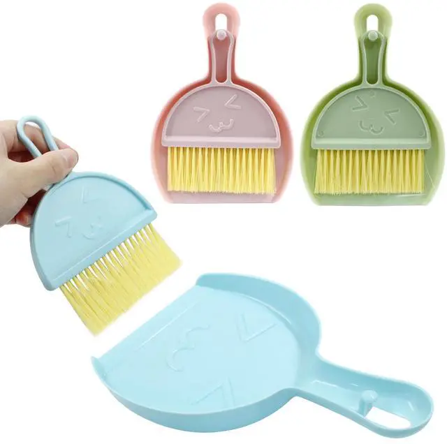 Alt view image 2 of 5 - Small Broom and Dustpan Set, Mini, 3 Colors