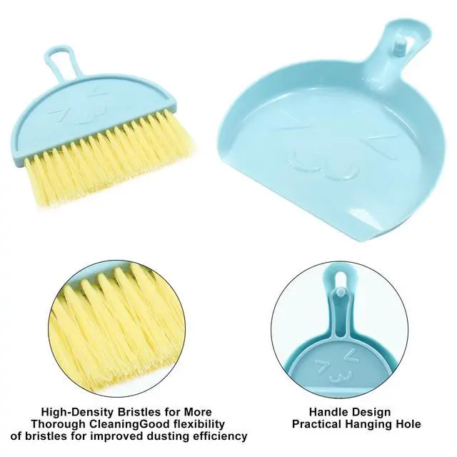 Alt view image 3 of 5 - Small Broom and Dustpan Set, Mini, 3 Colors