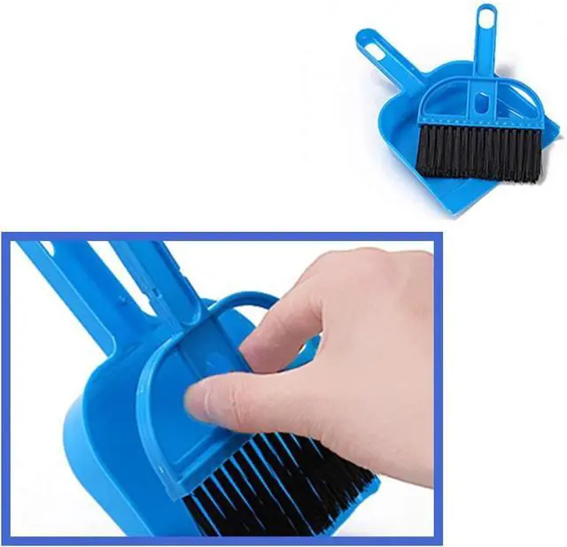 Alt view image 6 of 7 - Mini Broom and Dustpan Set Hand Broom & Dust Pan Brush Set