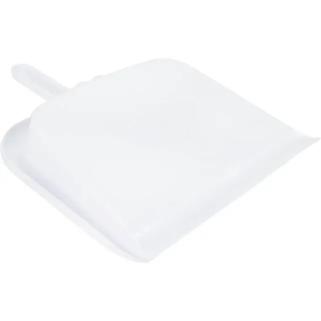 Alt view image 2 of 6 - Handheld Dustpan with Handle, Cleaning Essentials for Home and Commercial Use, 10", White