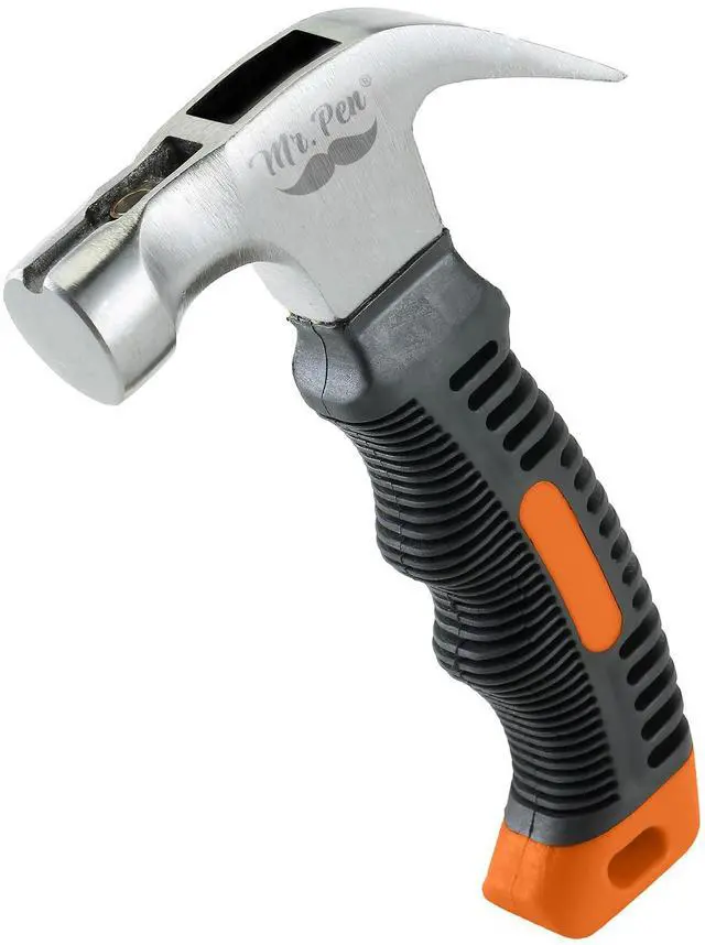 Main image of Claw Hammer, 8oz, Orange, Magnetic