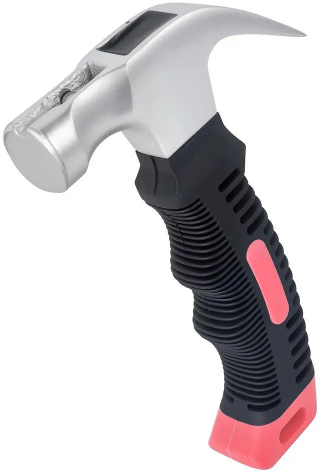 Main image of Small Claw Hammer - Mini Hammer for Women&Kids, Camping Hammer, Stubby Tack Hammer, Nail Hammer with Magnetic (Red)