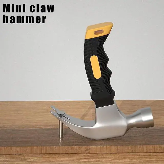 Alt view image 4 of 6 - 2 PacK Small Claw Hammer Forged Hardened Steel Head With Non-Slip Handle
