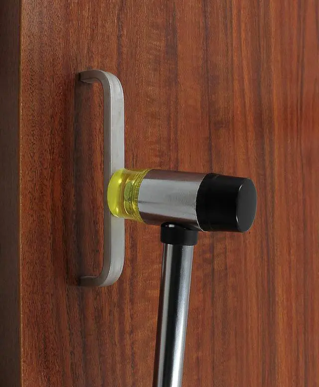Alt view image 7 of 7 - 25mm Dual Head Rubber Mallet Hammer