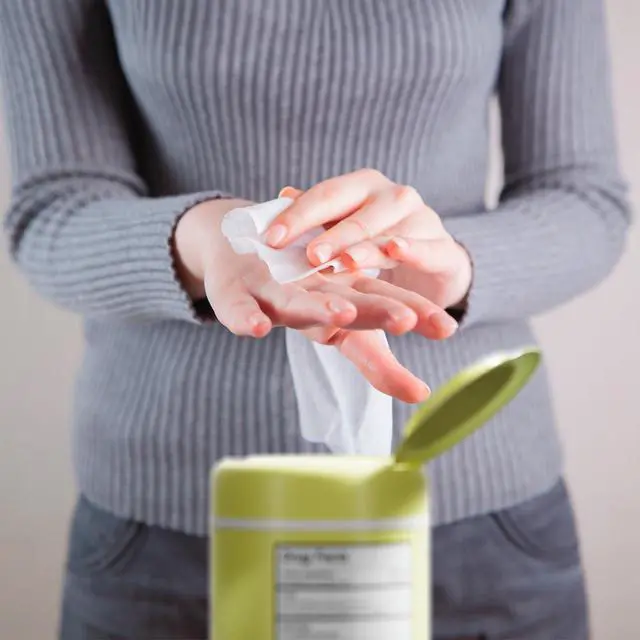 Alt view image 6 of 7 - Antibacterial Hand Wipes Honey Wildflower- Antibacterial Wipes with Aloe and Vitamin E Formula | 5"x7" Wet Wipes Canister | No Parabens, Sulfates or Phthalates, Kills 99% of Germs, 50 ct