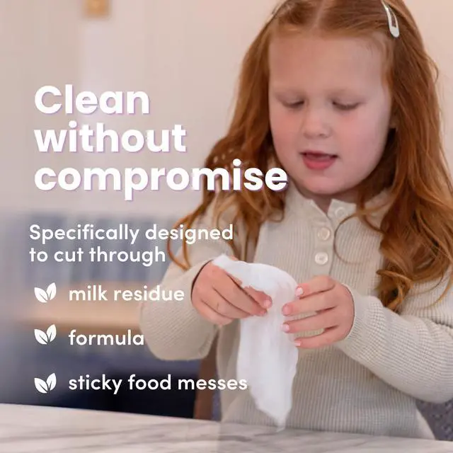 Alt view image 5 of 7 - baby All Purpose Wipes, Hypoallergenic & Powered by Plants Cleaning Wipes, Hint of Lavender, 30 Count (Pack of 1)