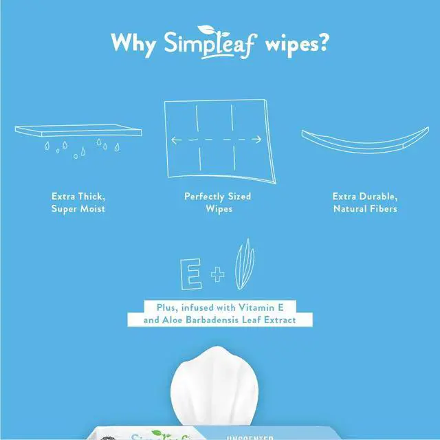 Alt view image 6 of 6 - Flushable Wet Wipes | Eco- Friendly, Paraben & Alcohol Free | Hypoallergenic & Safe for Sensitive Skin | Unscented Soothing Aloe Vera Formula (50 Count) 1 pack
