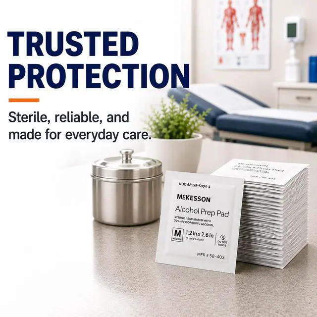 Alt view image 7 of 7 - Alcohol Prep Pads, Sterile, Medium Size, 2-Ply, First Aid, 200 ct | Individually Wrapped Wipes, 70% Isopropyl Alcohol, Medical Grade, Individual Packet