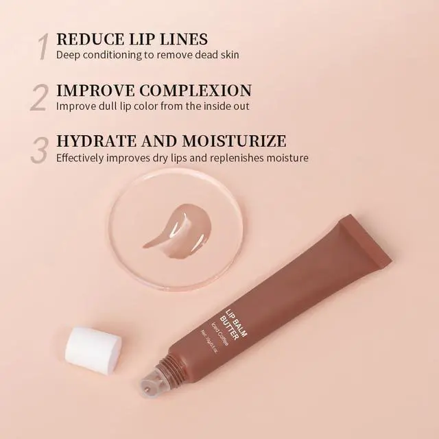 Alt view image 2 of 7 - Summer Butter Lip Balm, Moisturizing Hydrating Natural Lip Care, Rich in Nutrients for Soft Smooth Lips (Mint)