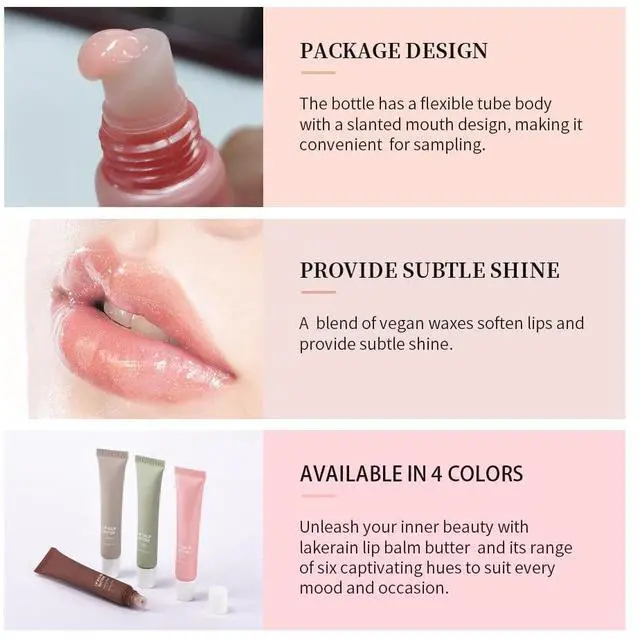 Alt view image 3 of 7 - Summer Butter Lip Balm, Moisturizing Hydrating Natural Lip Care, Rich in Nutrients for Soft Smooth Lips (Mint)