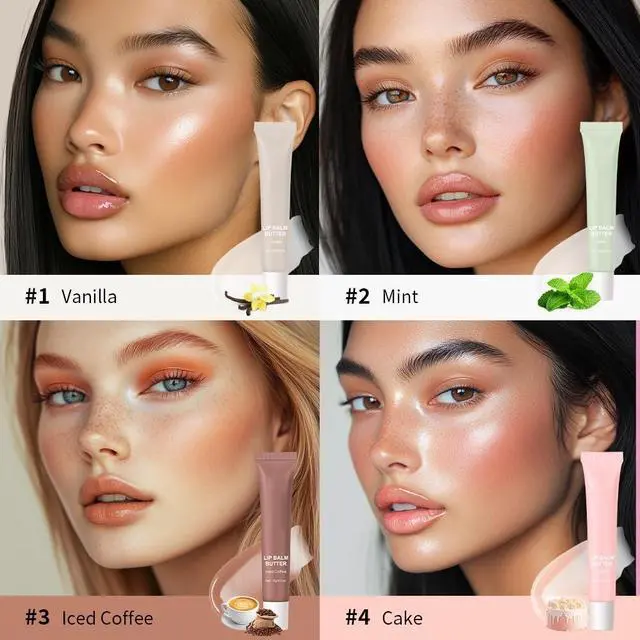 Alt view image 6 of 7 - Summer Butter Lip Balm, Moisturizing Hydrating Natural Lip Care, Rich in Nutrients for Soft Smooth Lips (Mint)