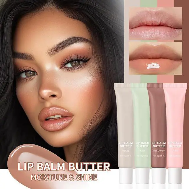 Alt view image 7 of 7 - Summer Butter Lip Balm, Moisturizing Hydrating Natural Lip Care, Rich in Nutrients for Soft Smooth Lips (Mint)