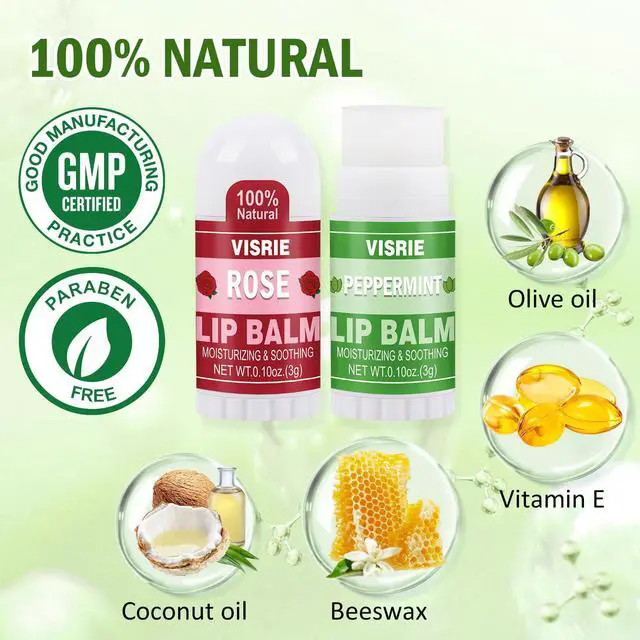 Alt view image 3 of 7 - 20 Pack Mini Lip Balm Bulk, 10 Assorted Flavors, 0.1oz
