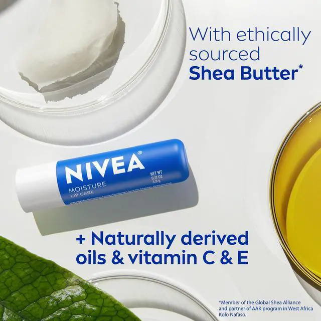 Alt view image 5 of 7 - Moisture Lip Care, Hydrating Lip Balms with Shea Butter, 4 x 0.17 OZ