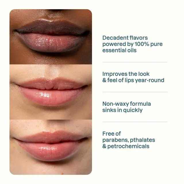 Alt view image 5 of 7 - Organic Lip Balm Set - 4 Flavors - Natural Hydrating for Cracked & Dry Lips