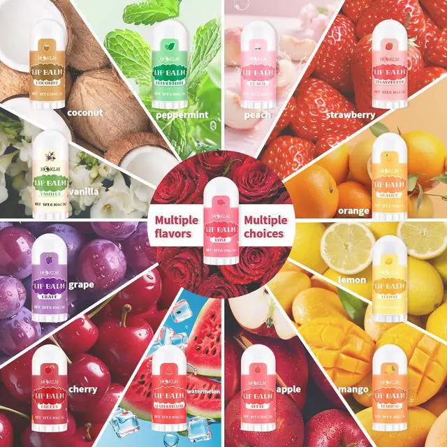 Alt view image 2 of 6 - Mini Lip Balm 25 Pcs,Natural Lip Balms with Vitamin E and Coconut Oil