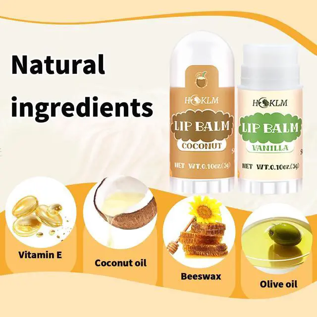 Alt view image 3 of 6 - Mini Lip Balm 25 Pcs,Natural Lip Balms with Vitamin E and Coconut Oil