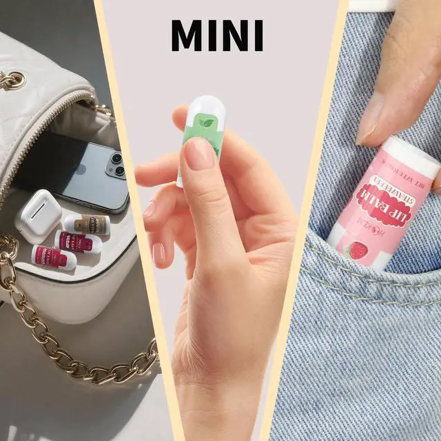 Alt view image 5 of 6 - Mini Lip Balm 25 Pcs,Natural Lip Balms with Vitamin E and Coconut Oil