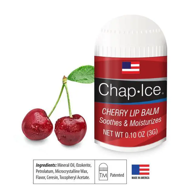Alt view image 2 of 6 - Lot of 4 Oralabs Chap Ice Cherry Lip Balm Mini Cute Bonus Pack