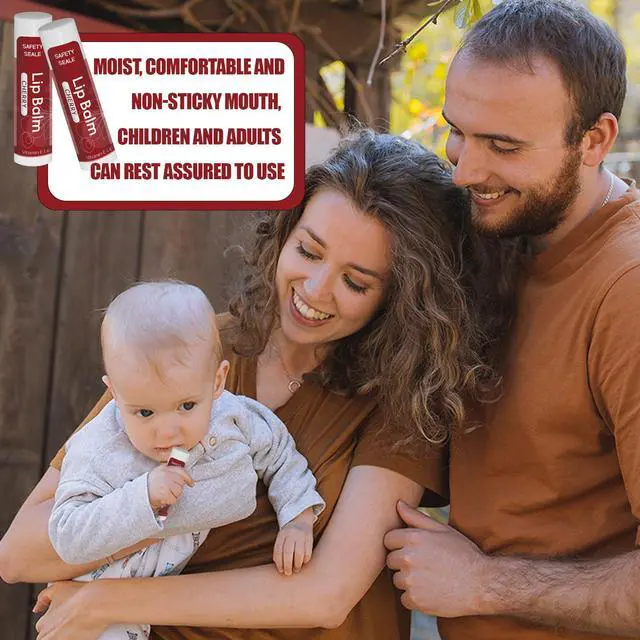 Alt view image 6 of 7 - 10 Pack Natural Lip Balm Bulk with Vitamin E and Coconut Oil Valentine's Choice Gift - Moisturizing, Soothing, and Repairing Dry and Chapped Lips - 10 Flavors - Non-GMO