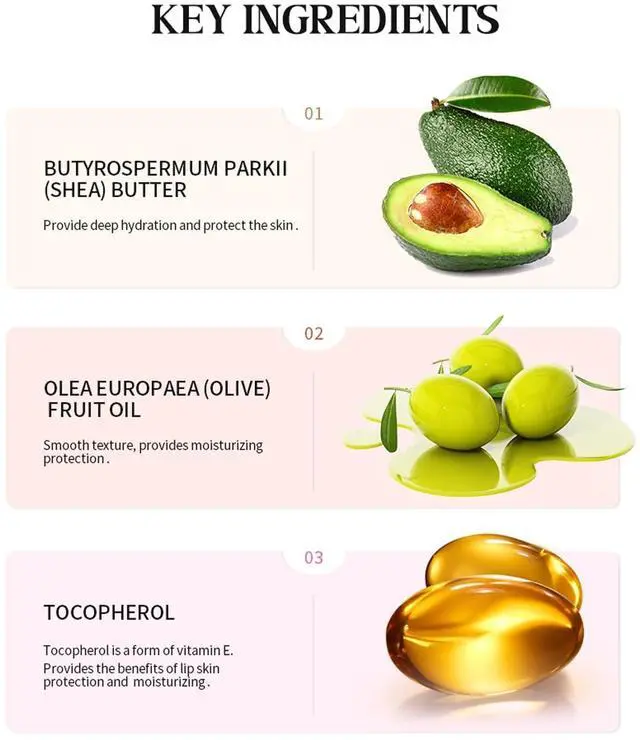 Alt view image 4 of 7 - Lip Butter Balm - Ultra-Hydrating, Nourishing Lip Care with Natural Ingredients, Shea Butter & Olive Oil, Soothes & Softens Dry Lips (#5 Pink Guava, 1)