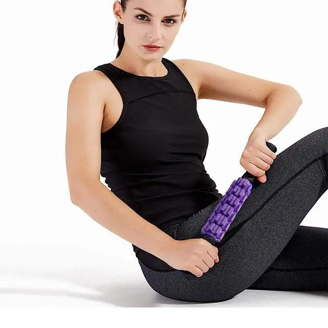 Alt view image 2 of 5 - Muscle Roller Stick Massager for Leg & Body, Lymphatic Body Roller Liposuction Massager Stick Relief Sore Muscle Tightness for Athletes, Yoga, Physical Therapy Liposuction