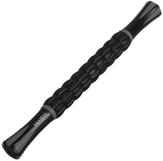 Main image of Professional 9-Roller Deep Tissue Massage Stick - Portable Muscle Recovery Roller for Athletes, Relieves Post-Workout Soreness & Leg/Back Pain - Portable Physio Tool (Gray)