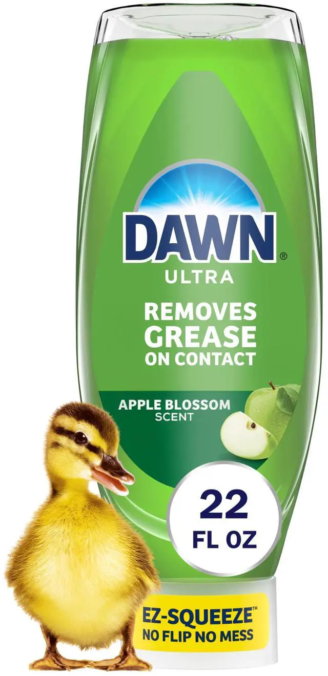 Main image of Ultra Dish Soap Apple Blossom Scent Liquid Dishwashing Detergent, Powerful Dish Soap for Grease Removal, Best Dishwashing Liquid from Trusted Dawn Products, Ultra Cleaning Performance, 22 oz