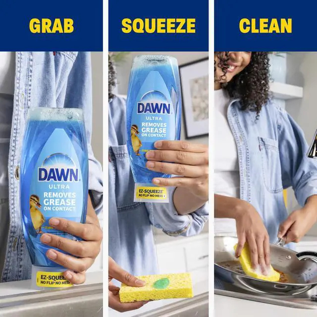 Alt view image 5 of 7 - Ultra Dish Soap Apple Blossom Scent Liquid Dishwashing Detergent, Powerful Dish Soap for Grease Removal, Best Dishwashing Liquid from Trusted Dawn Products, Ultra Cleaning Performance, 22 oz
