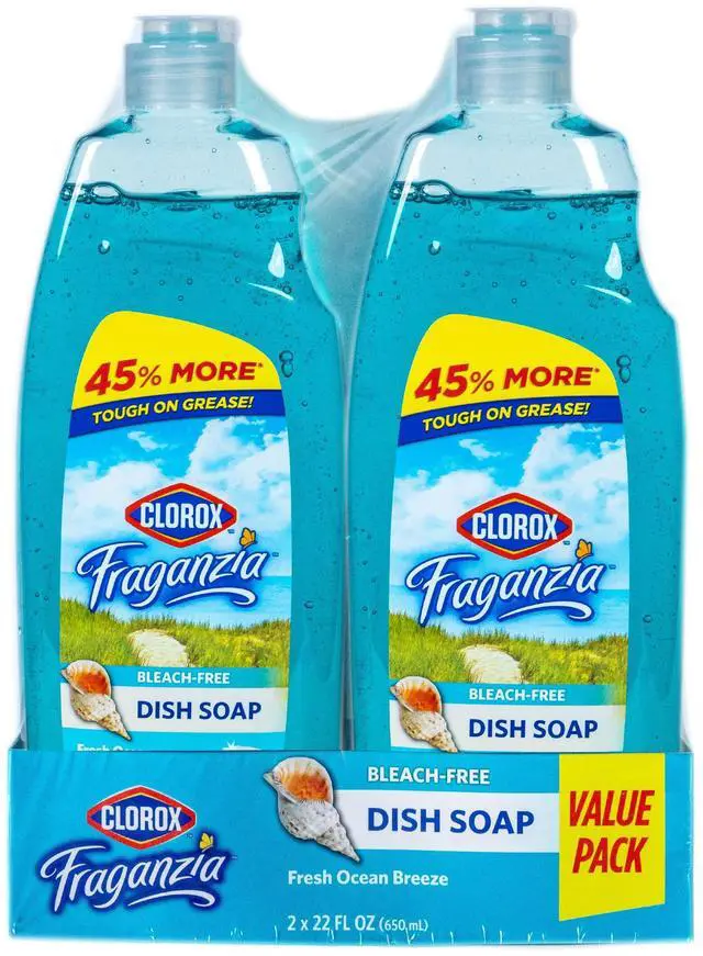 Main image of Fraganzia Liquid Dish Soap, Ocean Scent, 22 Oz, 2 Pack