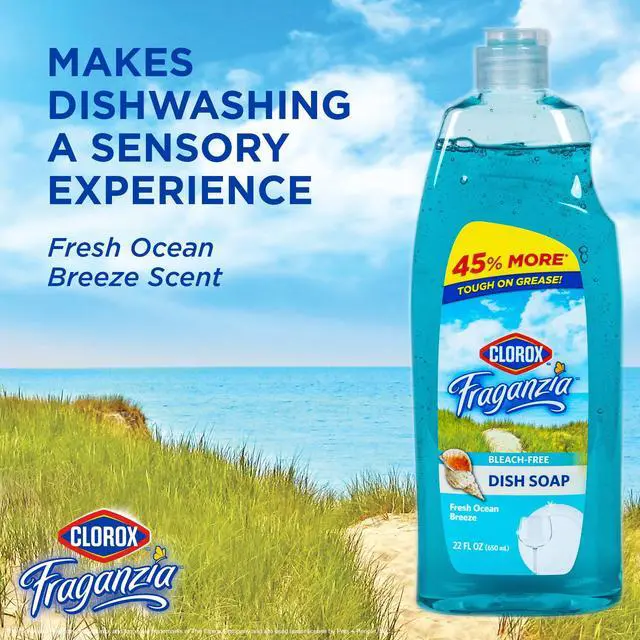 Alt view image 7 of 7 - Fraganzia Liquid Dish Soap, Ocean Scent, 22 Oz, 2 Pack