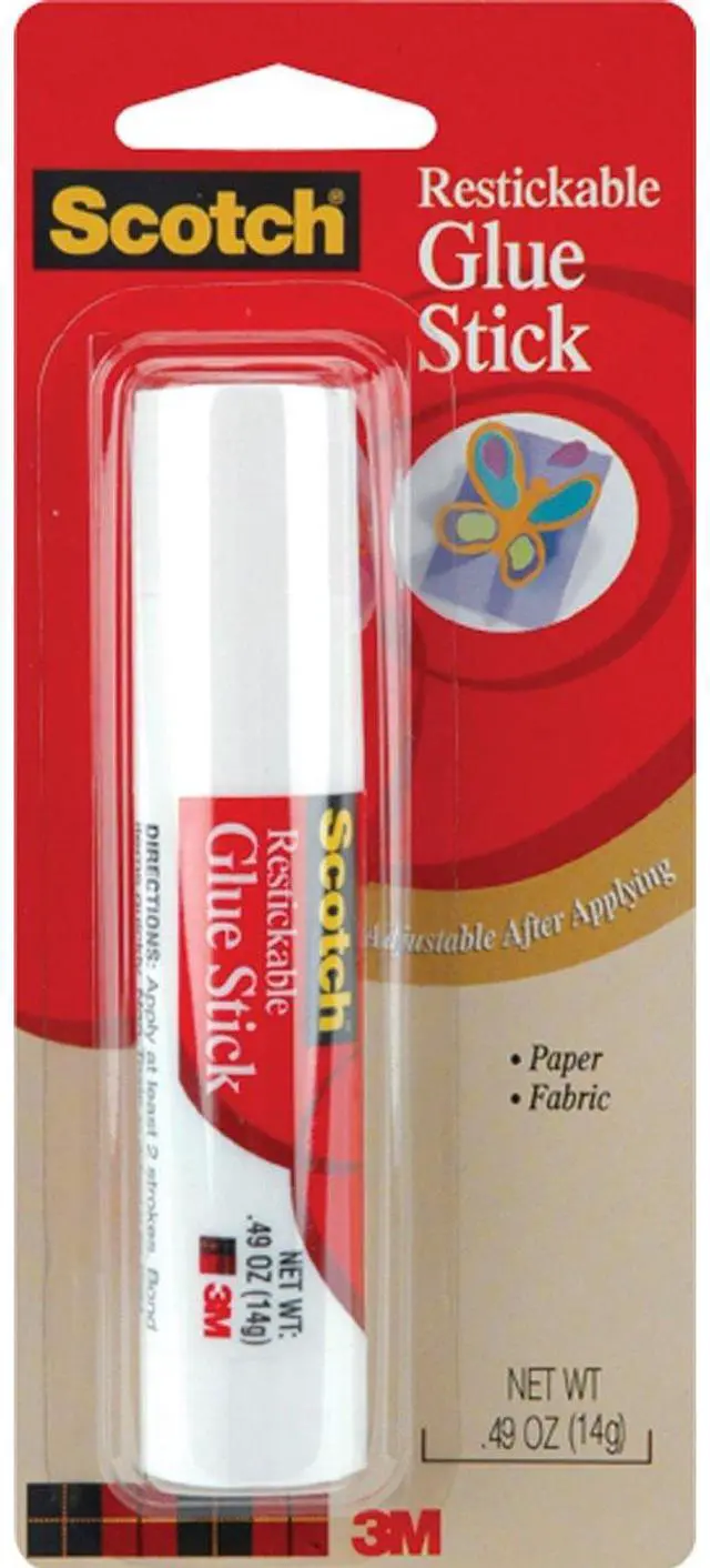 Main image of Repositionable Glue Stick 0.49 oz Acid Free and Non-Toxic